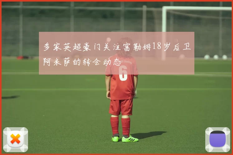 多家英超豪门关注富勒姆18岁后卫阿米萨的转会动态