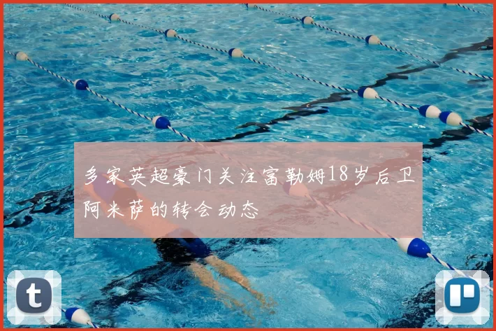 多家英超豪门关注富勒姆18岁后卫阿米萨的转会动态