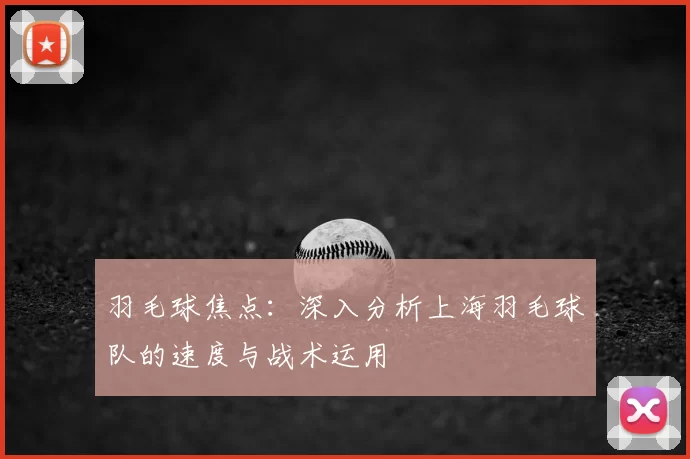 羽毛球焦点：深入分析上海羽毛球队的速度与战术运用